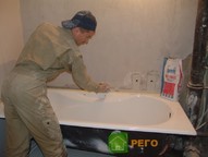 Ремонт санузла в квартире, ул. Кирова Ремонт санузла в квартире, ул. Кирова